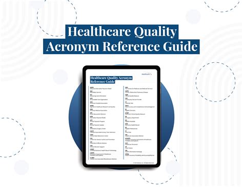 Healthcare Quality Acronym Reference Guide | Medisolv