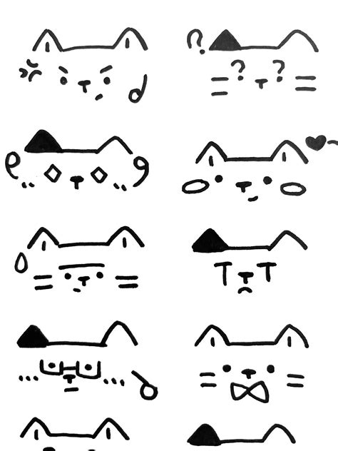 Pin by Huyền Jin on Design n draw n Vector n Letter | Cute easy doodles, Simple doodles, Cute ...
