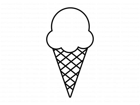 Ice Cream Cone Outline How To Draw A Super Scoop Ice Cream! YouTube