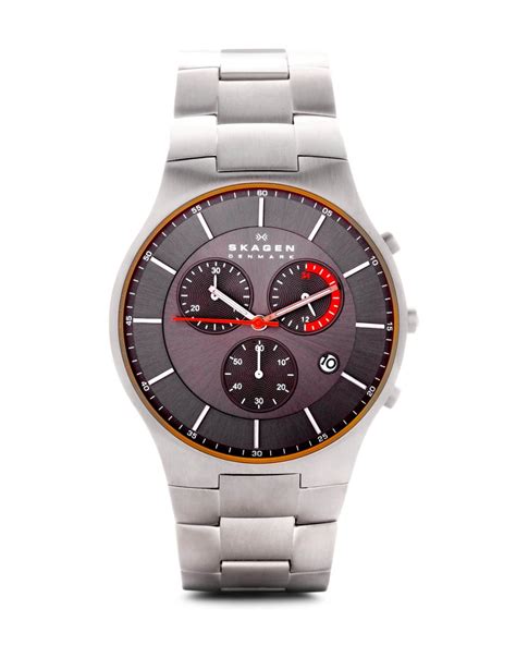 Skagen Balder Chronograph Grey Dial Men's Watch-SKW6076 : Amazon.in ...
