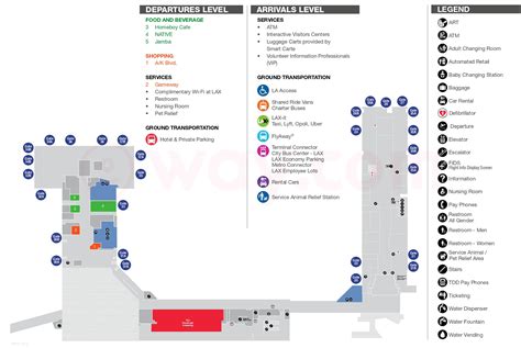 LAX Terminal 3 - Delta Terminal LAX – Check Terminal 3 Map