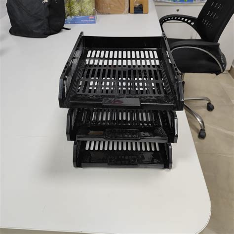 Vallaree 4 Layer File Rack ABS Plastics For Office Home Plastic ...