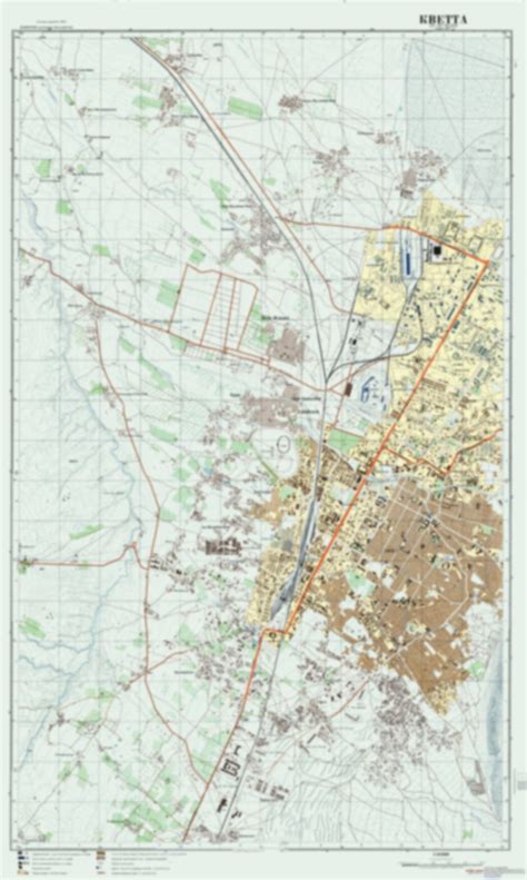 Quetta1 (Pakistan) - Soviet Military City Plans – Longitude Maps