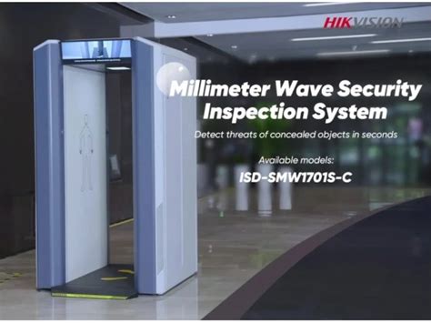 Hikvision mmWave Scanners Detect Hidden Security Threats