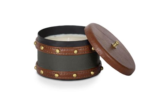 Three Sixty Scented Candle in Metal tin with lid, two tone genuine ...