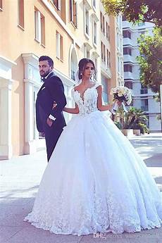 Images Of White Wedding Dresses by Discount 2017 Beautiful White Applique Wedding Dress Lace Images Of White Wedding Dresses