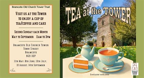 Tea at the Tower, Bramcote Old Church Tower, Stapleford, 11 May 2025 ...