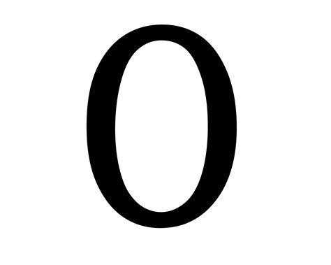Symbol For Zero
