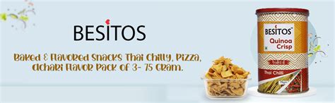 QUEENS QUINOA Whole Quinoa Crisps| Baked & Flavored Snacks Thai Chilly ...