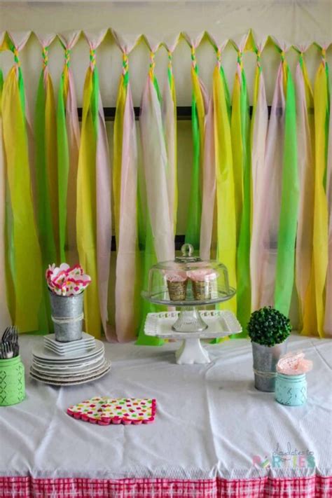 Image result for Plastic Tablecloth Backdrop DIY