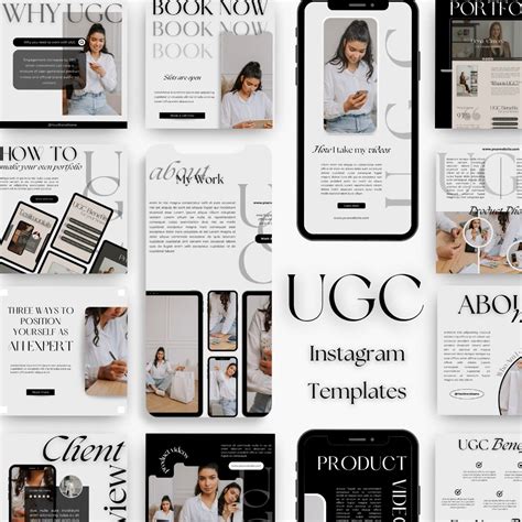 UGC Canva Template, Ig Templates, Influencer Instagram Template, Canva ...