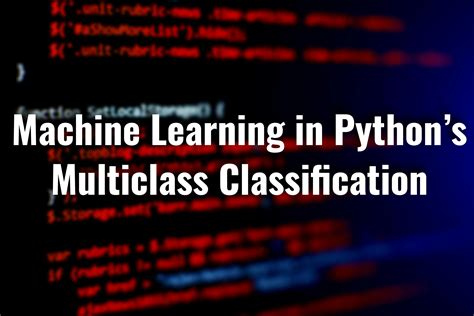 Image result for Coding for Multi-Class Classification in Python