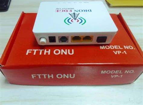 OPTICAL NETWORK TERMINAL ONT - 1GE Router WiFi ONU Manufacturer from Noida