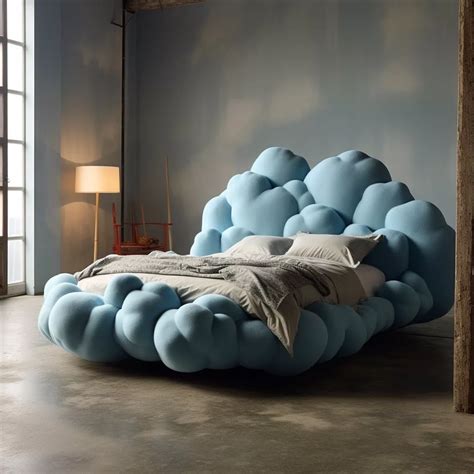 Cloud-Shaped Bed: Drift into Dreamland on a Heavenly Oasis