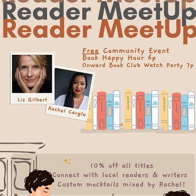 Reader Meetup ft. Rachel Cargle and Elizabeth Gilbert, Elizabeth’s ...