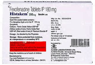 Histakem 180 MG | Order Histakem 180 MG Tablet Online at Truemeds
