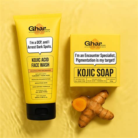 Kojic Acid Face Wash - Buy Kojic Face Wash Online – GHAR SOAPS