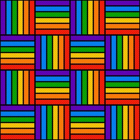 Seamless pattern rainbow for fabric.checkerboard rainbow 9644362 Vector ...