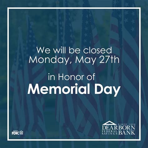 Dearborn Federal Savings Bank on LinkedIn: #memorialday # ...