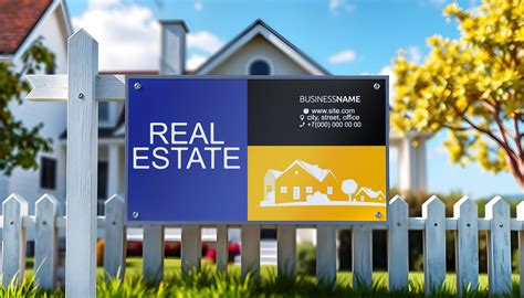 Free Real Estate Sign Mockup | Mockuptree