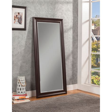 Full Length Leaner Mirror, 65"x31", Cherry, by Martin Svensson Home ...