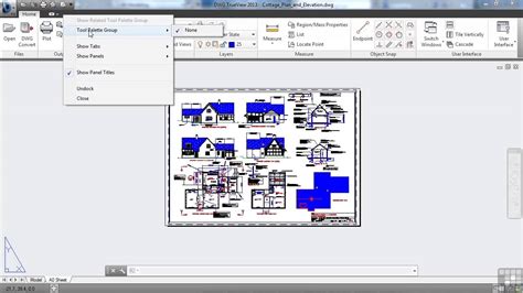 Using DWG TrueView Tutorial 的图像结果