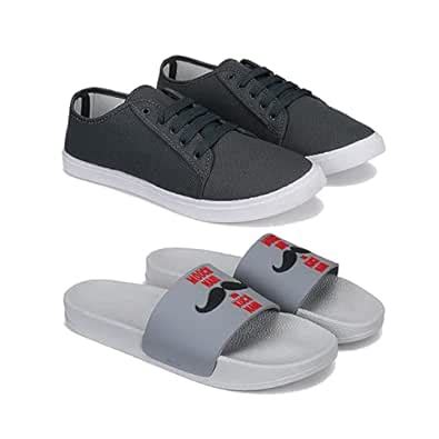 Buy BERSACHE Casual Shoes for Men Walking, Sneakers,Loafers, Canvas ...