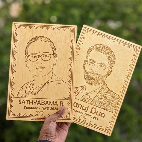 Engraved Wood Plaques for Corporate Events | Personalized Return Gift ...