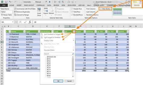Image result for Excel Sort Table Automatically