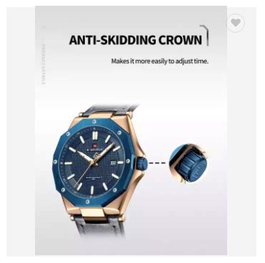 NAVIFORCE 9200L RGBEBE Fashion blue luxury watch with luminous hand ...