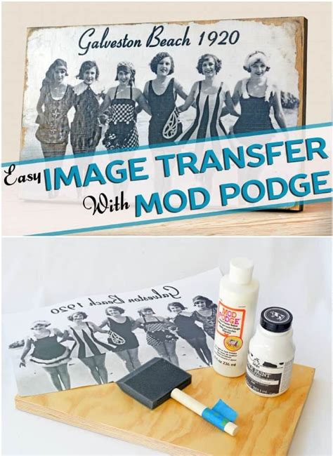 Image result for Modge Podge Image Transfer