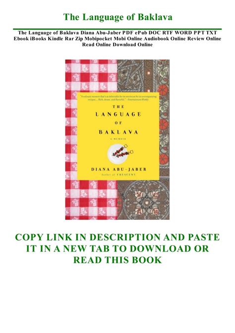 Language Of Baklava