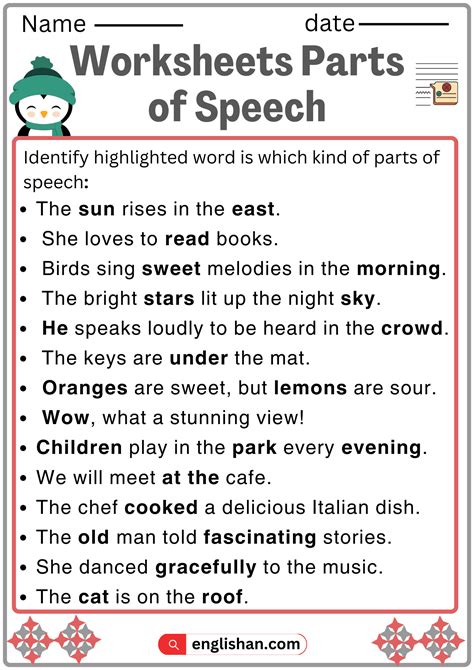 Parts Of Speech In Spanish Pdf at Louis Alvarez blog