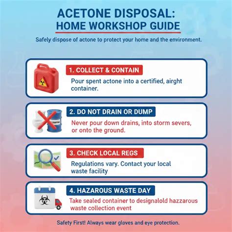 How To Dispose Of Acetone From A Home Workshop: Step-By-Step