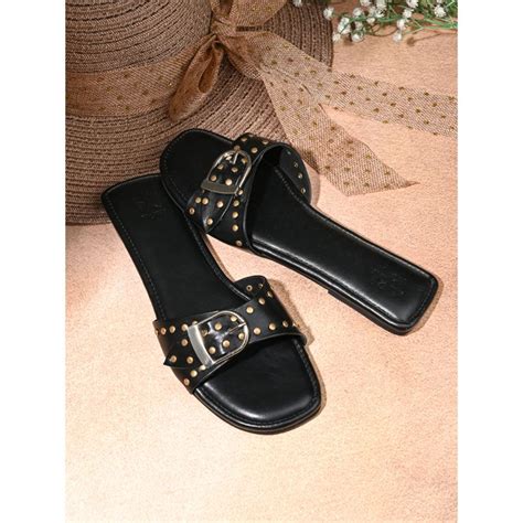 Buy Hydes N Hues Women Black Elegant Flats Online