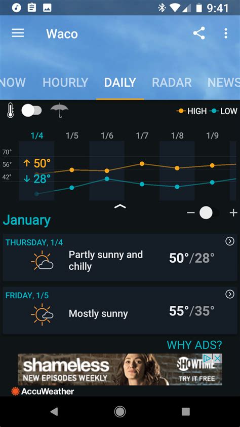 Free Weather Apps for Android 的图像结果