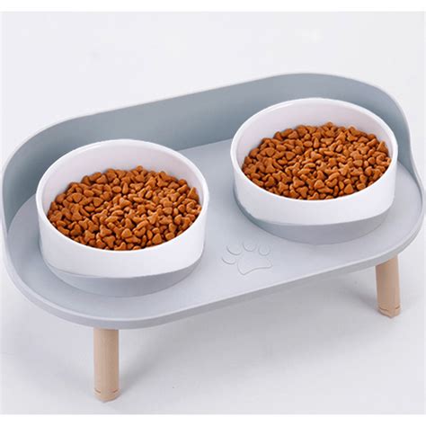 Comedouros Elevados para Animais de Estimação, Tigelas de Aço ...