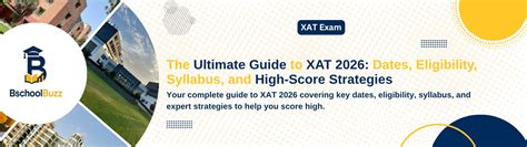 XAT 2026 Exam Dates, Eligibility, Syllabus & Preparation Tips | XLRI ...