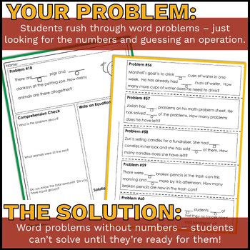 Image result for Number Less Word Problems Worksheet