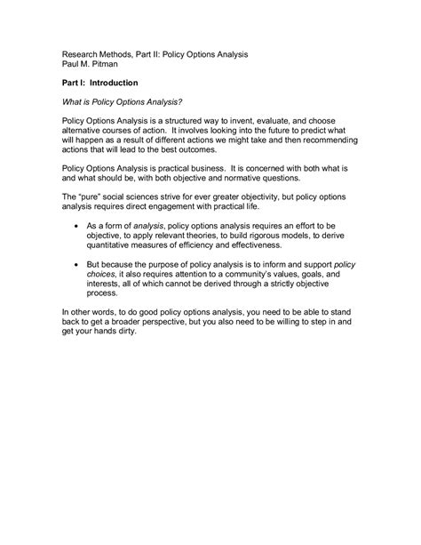 Image result for Policy Analysis Research Methods