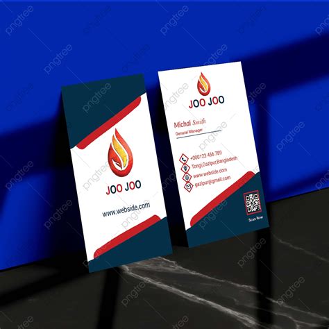 Vertical Business Card Design 的图像结果