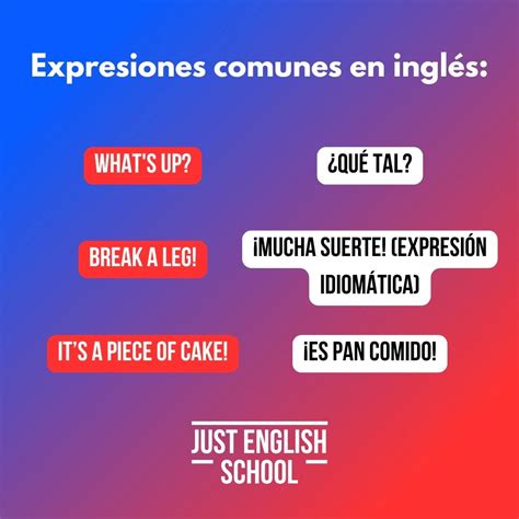 ¿Conoces estas expresiones comunes en inglés? Aprender frases del día a ...