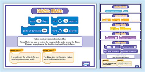 Basic Coding Blocks for Scratch 的图像结果