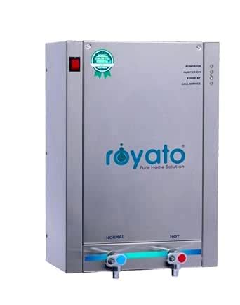 Royato Electric Water Purifier with Hot Water Function, Stainless Steel ...