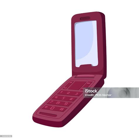 Pop Up Phone With Buttons Cellphone Cartoon Illustration Mobile Phone ...