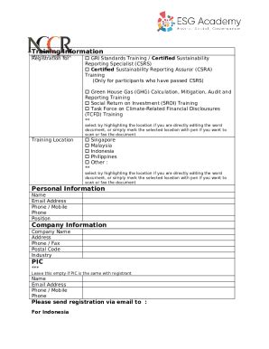 GRI Standards Training: Sustainability Reporting for ... Doc Template ...