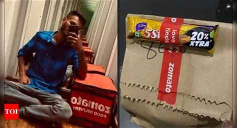 Delivery agent celebrates birthday by distributing treats with orders ...