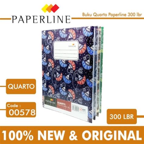 Promo Buku Hard Cover Quarto Paperline 300 lbr - Kota Denpasar - Bali ...