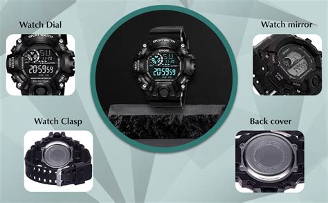 SELLORIA Silicone Digital Watch for Men Boys Kids