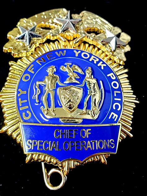 Nypd Chief Badge